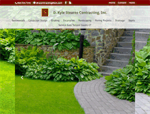 Tablet Screenshot of dkylestearnscontracting.com